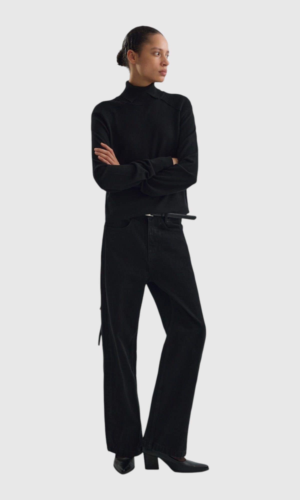 Slight Vogue High-Neck Knit Top — product image 3